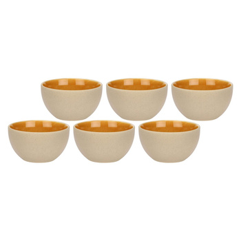 ROSE&TULIPANI ARPEGGIO Zestaw 6 miseczek 11.5 cm, pomarańczowy