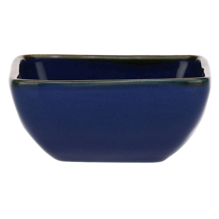 ROSE&TULIPANI CONCERTO BLU COBALTO Zestaw 6 kwadratowych miseczek 8 cm