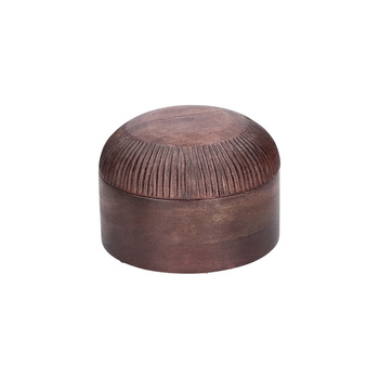 RITUALI DOMESTICI PERSEO Zestaw 2 mis dekoracyjnych z pokrywką 13 x 9 cm