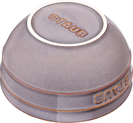 STAUB SERVING Zestaw 4 misek okrągłych 12 cm, antyczny grafitowy