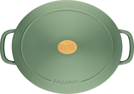 BALLARINI BELLAMONTE Garnek żeliwny owalny 4.5 ltr, zielony