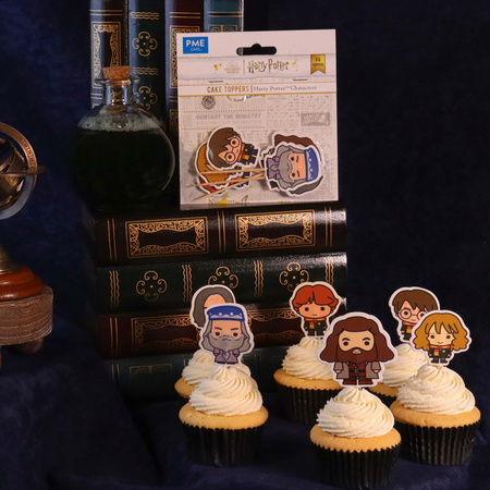 PME Papierowe toppery na babeczki postaci Harry Potter (6 sztuk)