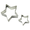 PME Zestaw 2 metalowych foremek gwiazda