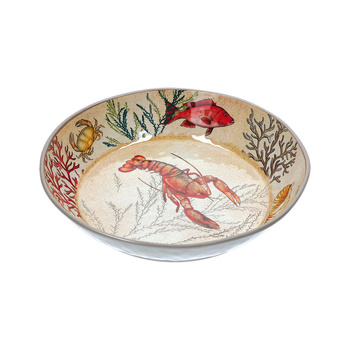 ROSE&TULIPANI SEA LIFE Miska do spaghetti z melaminy 37 cm