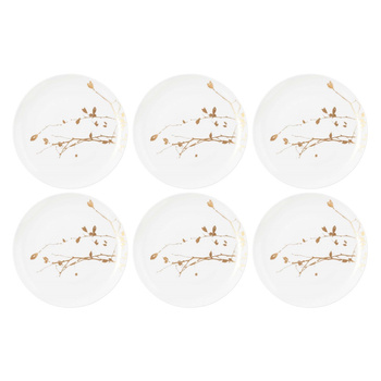 SELTMANN LIBERTY GOLDEN ROSE HIP Zestaw 6 talerzy do sałatek 22.5 cm