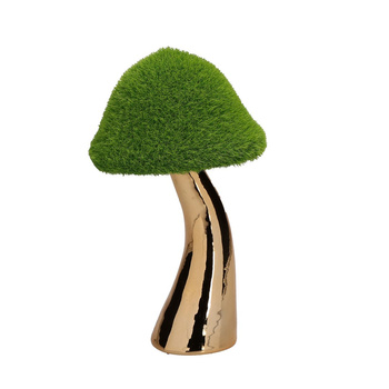 RITUALI DOMESTICI SIAMSPUNTATI Zestaw 2 figurek dekoracyjnych grzybek 10.5 x 10.5 x 20.5 cm