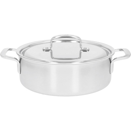 DEMEYERE 5-PLUS Patelnia głęboka 2H z pokrywką 24 cm