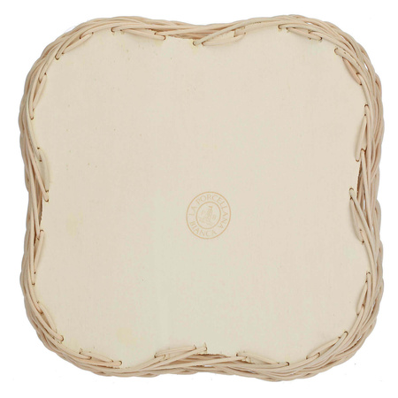 LA PORCELLANA BIANCA MIDOLLINO Wiklinowy kosz na tacę do przekąsek