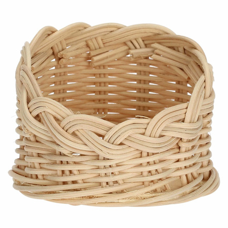 LA PORCELLANA BIANCA MIDOLLINO Wiklinowy kosz na butelkę do oliwy/octu