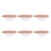 SELTMANN LIFE FASHION POSH ROSE Zestaw 6 talerzy do zupy 23 cm