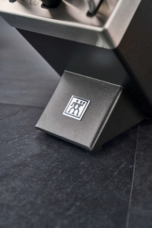 ZWILLING FOUR STAR Zestaw 5 noży w bloku samoostrzącym szary