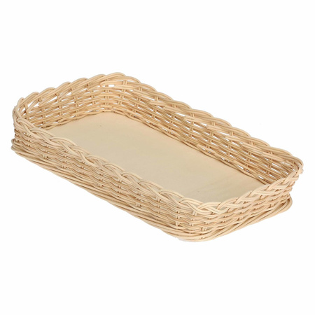 LA PORCELLANA BIANCA MIDOLLINO Wiklinowy kosz na naczynie do zapiekania 35 cm