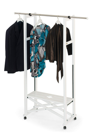 ARREDAMENTI ELIOS Stojak na ubrania - 37 x 78 cm, Biały