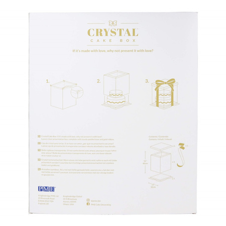 PME Przezroczyste pudełko na ciasto 300 mm