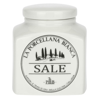 LA PORCELLANA BIANCA CONSERVA Pojemnik na sól 500 ml