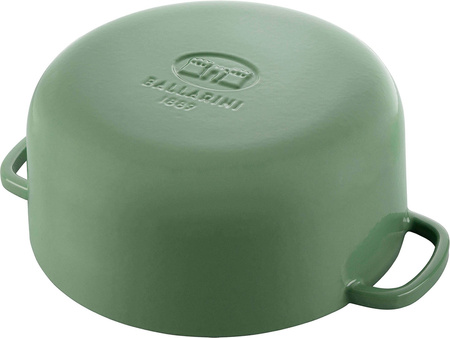 BALLARINI BELLAMONTE Garnek żeliwny okrągły 5.5 ltr, zielony