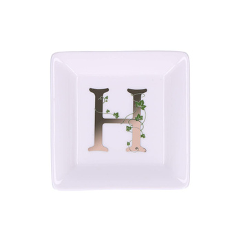 LA PORCELLANA BIANCA ADORATO Talerzyk kwadratowy 10 cm, Wzór H