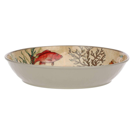 ROSE&TULIPANI SEA LIFE Miska do spaghetti z melaminy 37 cm
