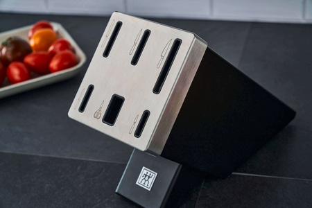 ZWILLING FOUR STAR Zestaw 5 noży w bloku samoostrzącym czarny