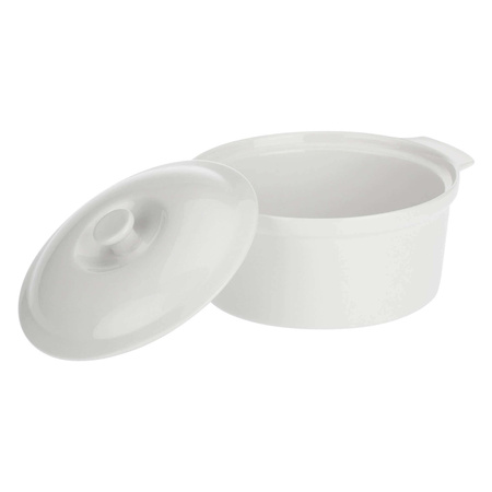 LA PORCELLANA BIANCA CORTONA Okrągła waza z pokrywą 28 cm