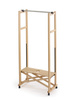 ARREDAMENTI ELIOS Stojak na ubrania - 37 x 78 cm, Brązowy