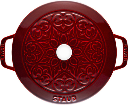 STAUB SPECIAL COCOTTE Garnek żeliwny okrągły lilia 3.5 ltr, grenadynowy