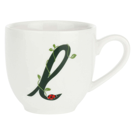 LA PORCELLANA BIANCA SOLOTUA Filiżanka ze spodkiem 90 ml, Wzór L