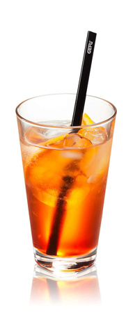 GEFU FUTURE Zestaw 4 czarnych słomek 18 cm