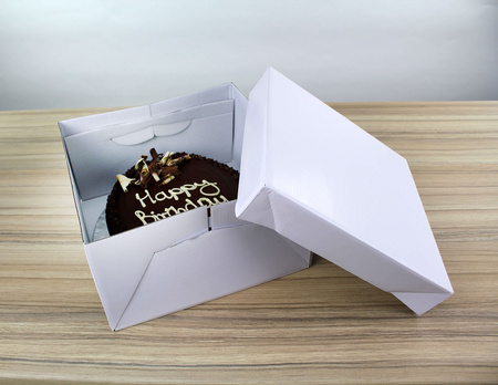 PME Pudełko na ciasto 381 x 381 x 152 mm biały