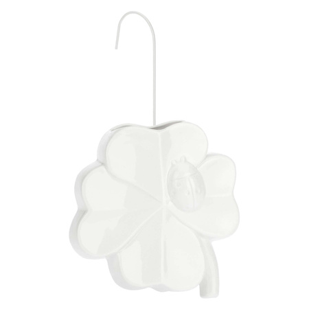 LA PORCELLANA BIANCA LEOPOLDINA Nawilżacz powietrza koniczyna 20 cm