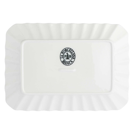 LA PORCELLANA BIANCA DUCALE Taca prostokątna 20 x 13 cm