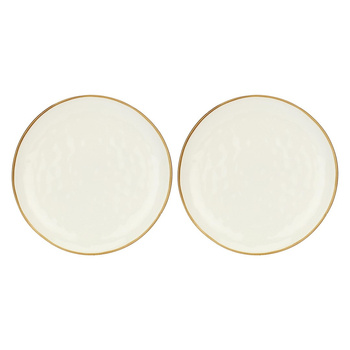 ROSE&TULIPANI CONCERTO AVORIO Zestaw 2 półmisków okrągłych 32 cm