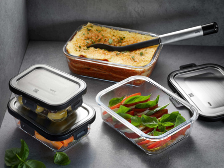 GEFU MILO Pojemnik do przechowywania prostokątny 1 ltr