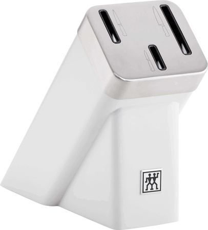 ZWILLING FOUR STAR Zestaw 3 noży w bloku samoostrzącym biały