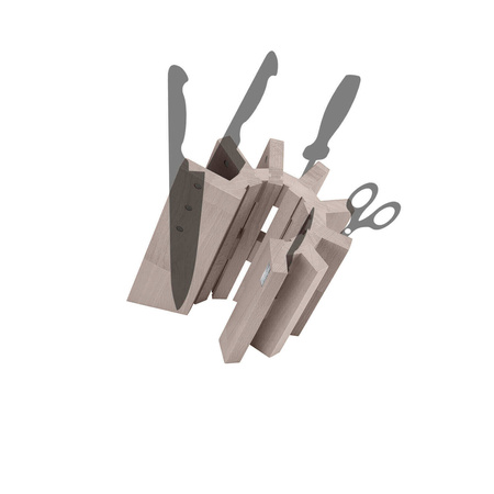 ARTELEGNO PISA Magnetyczny stojak na noże z drewna bukowego