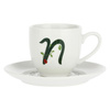 LA PORCELLANA BIANCA SOLOTUA Filiżanka ze spodkiem 90 ml, Wzór N