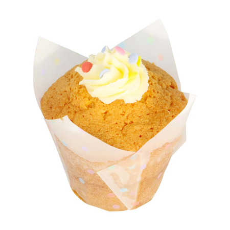 PME Papilotki tulipanowe do muffinek - motyw groszki (24 sztuki)