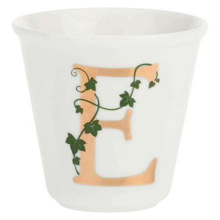 LA PORCELLANA BIANCA UNICO Filiżanka z łyżeczką 75 ml, Wzór E