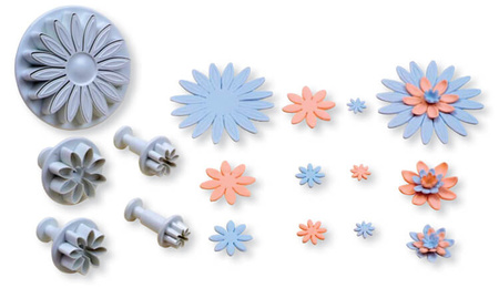 PME 3 Wykrawacze z tłokiem (stokrotka, gerbera, słonecznik)