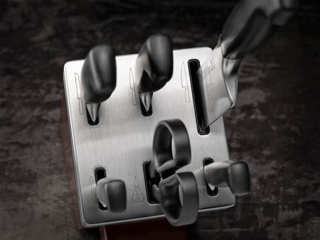 ZWILLING FOUR STAR Zestaw 5 noży w bloku samoostrzącym