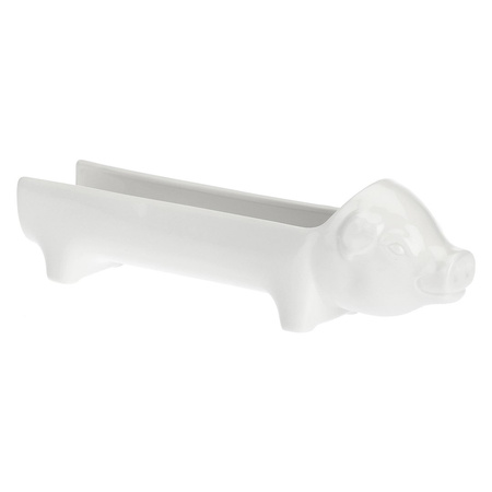 LA PORCELLANA BIANCA FATTORIA Naczynie do serwowania salami prosię