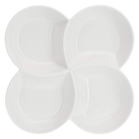 LA PORCELLANA BIANCA CONVIVIO Taca do przekąsek 26 cm