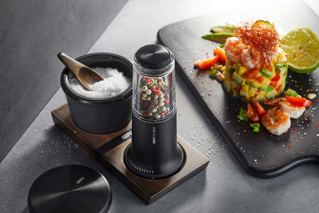 GEFU X-PLOSION® Pojemnik na przyprawy czarny