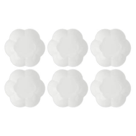 LA PORCELLANA BIANCA VILLADEIFIORI Zestaw 6 talerzy do zupy 20 cm