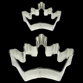 PME Zestaw 2 metalowych foremek korona
