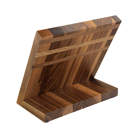 ARTELEGNO Magnetyczny blok na 5 noży z drewna orzechowego