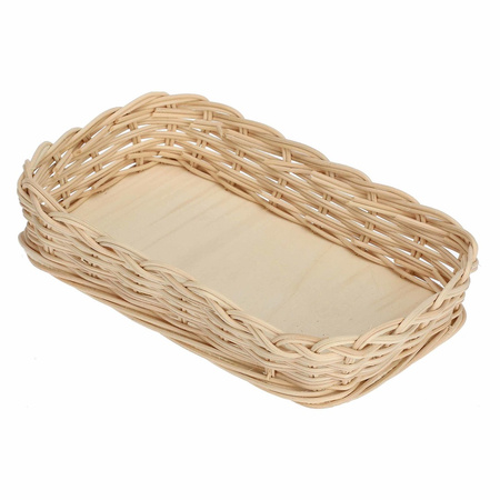 LA PORCELLANA BIANCA MIDOLLINO Wiklinowy kosz na naczynie do zapiekania 26 cm