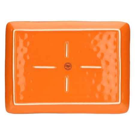 ROSE&TULIPANI CONCERTO ARANCIONE Taca prostokątna 36 x 26.5 cm