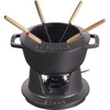 STAUB Zestaw do fondue 18 cm, czarny