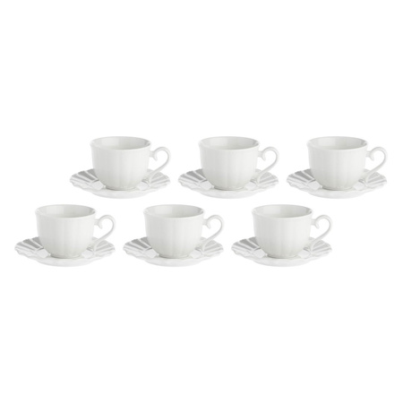 LA PORCELLANA BIANCA DUCALE Zestaw 6 filiżanek do herbaty ze spodkiem 220 ml
